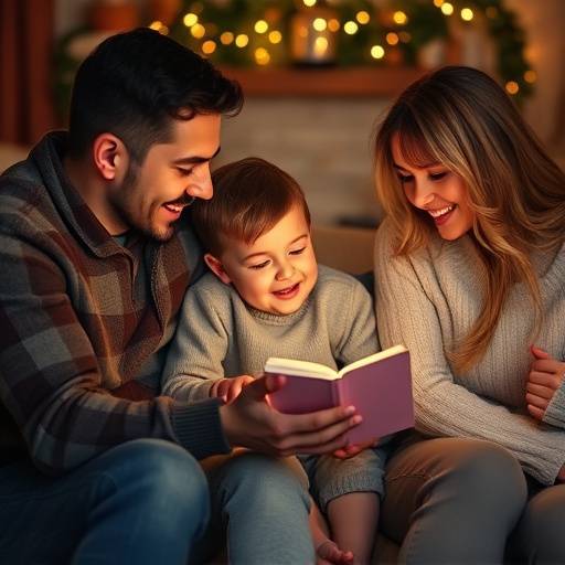 Family sitting together, planning their financial future, representing family financial security