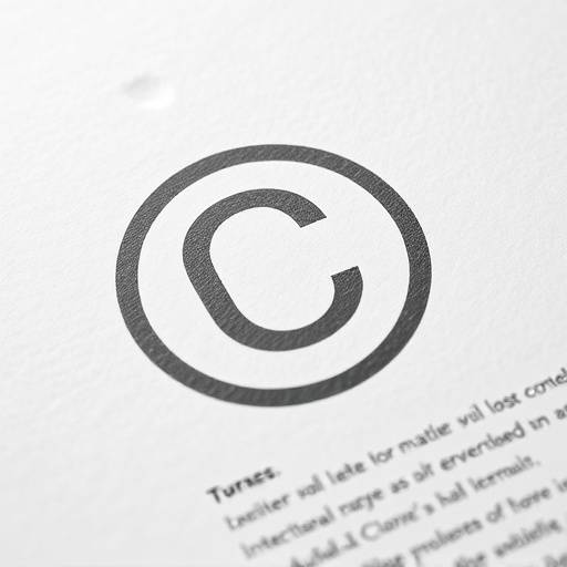 Image of a document with a copyright symbol indicating intellectual property